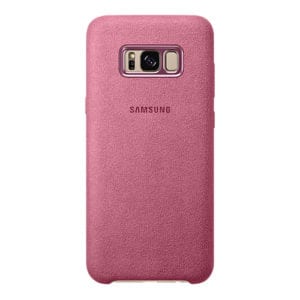 Samsung Alcantara Cover G955F Galaxy S8 plus pink