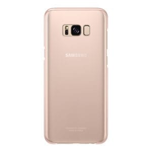 Samsung Clear Cover G955F Galaxy S8 plus pink