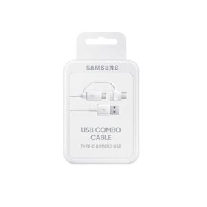 Samsung USB Combo Cable Type-C & Micro USB EP-DG930DWEGWW white