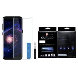 iNcentive Nano Tempered Glass Galaxy S8 plus UV light curved clear