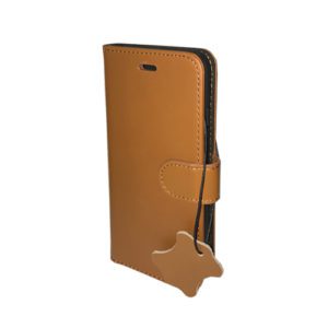 iNcentive Premium Leather Wallet Case Galaxy S10 plus cognac