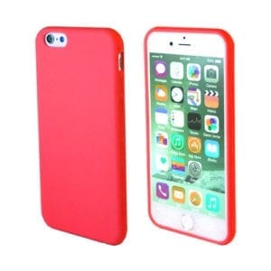 iNcentive Silicon case flat iPhone 5 - 5S - SE red