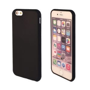 iNcentive Silicon case flat iPhone 6 - 6S black