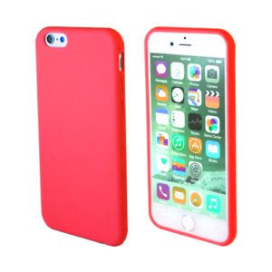 iNcentive Silicon case flat iPhone 11 red