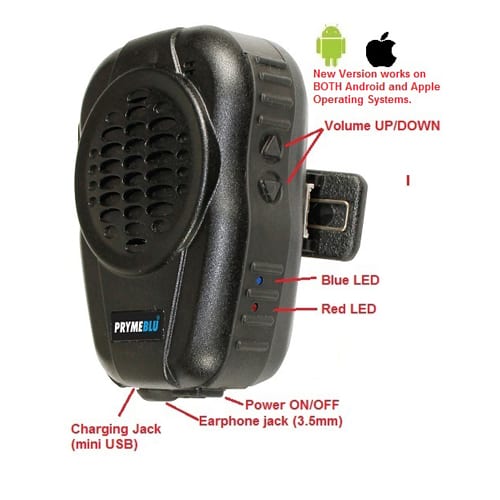 Speaker with microphone portable