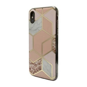 iNcentive Trendy Fashion Cover Galaxy A40 Marble Pink / Marmer rose / Marmer Pink